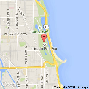 Map of Lincoln Park Zoo