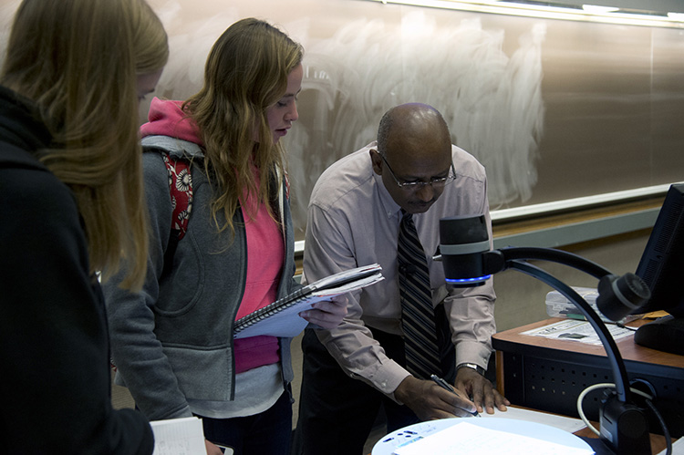 Mathematics professor Dr. Johnny Brown demonstrates why he is in Purdue's Book of Great Teachers.